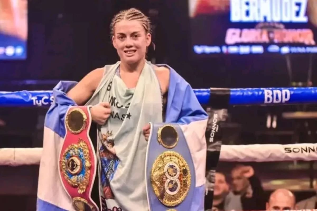 Evelin Bermúdez, campeona mundial minimosca