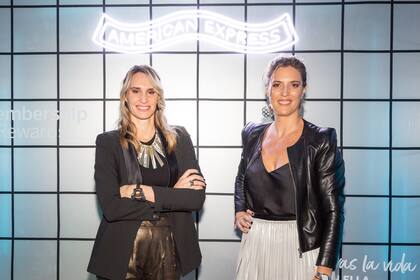 Evelin Thesing, Gerente de Marketing and Interactive de Amex y Mariana Cavalli, Directora de Producto para Amex