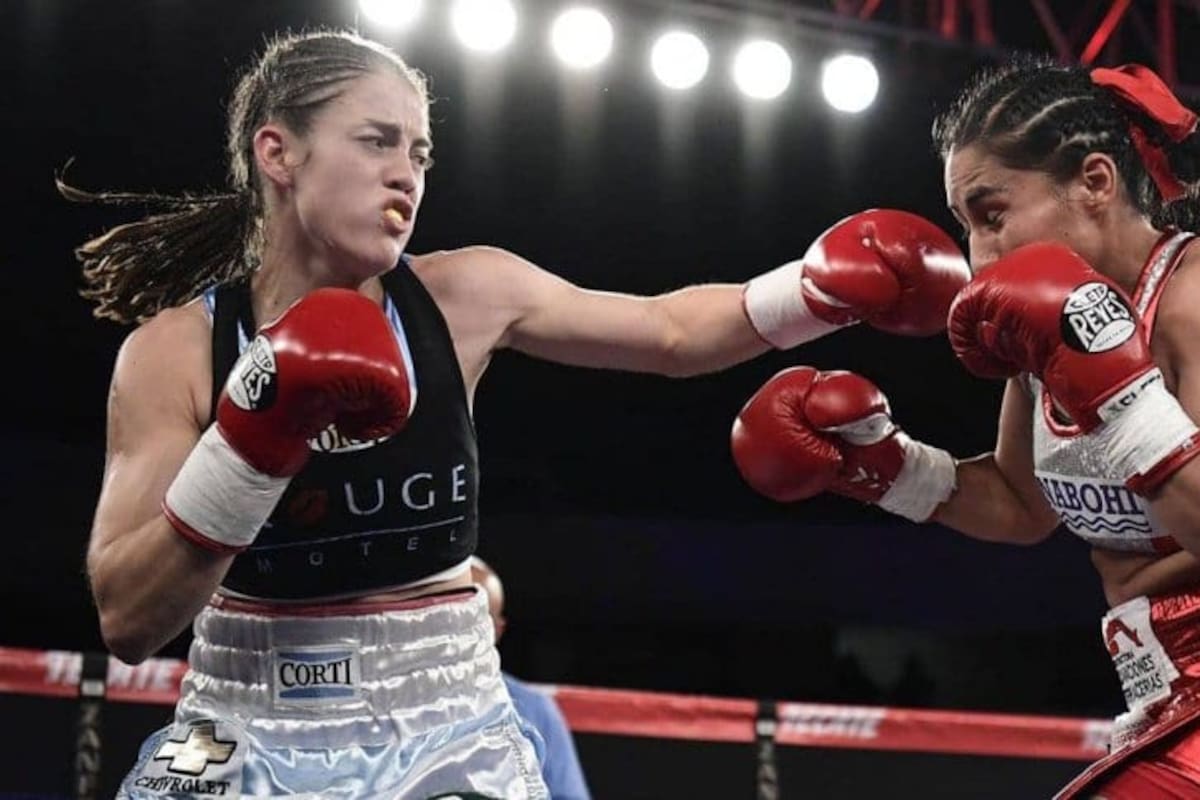 Evelyn Bermúdez, de 26 años, la mejor boxeadora argentina del momento