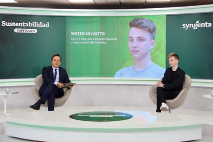 En diálogo con José Del Rio (LA NACION), Mateo Salvatto explicó que la educación es fundamental para el desarrollo y crecimiento de las personas