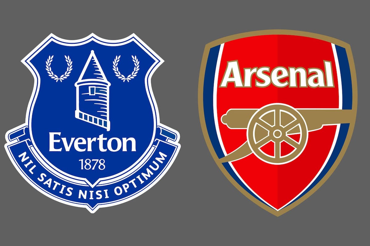Everton y Arsenal disputaron uno de los encuentros de la jornada del fútbol inglés