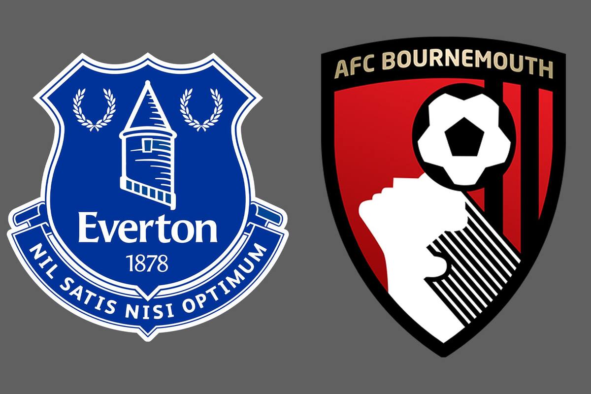 Everton y Bournemouth disputaron uno de los encuentros de la jornada del fútbol inglés