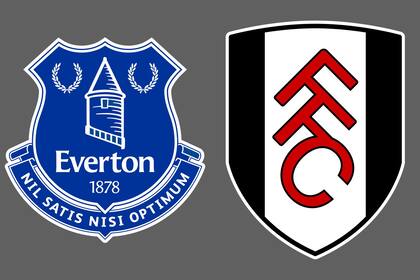 Everton y Fulham disputaron uno de los encuentros de la jornada del fútbol inglés