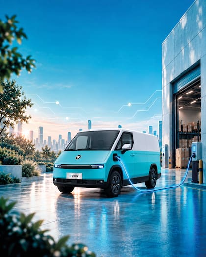 eView Connect es una van 100% eléctrica