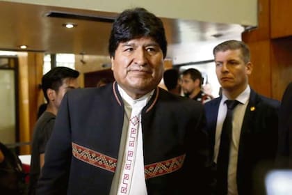Evo Morales, en la Argentina