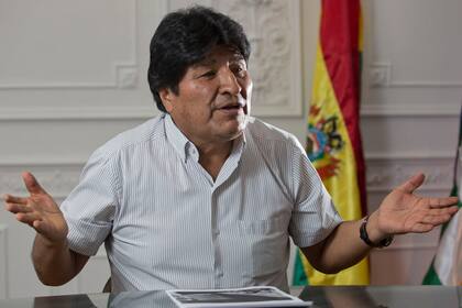 El expresidente Evo Morales