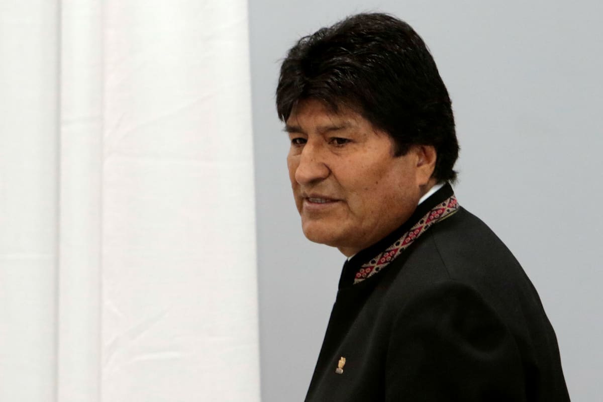 Evo Morales, hoy en el Palacio del Quemado