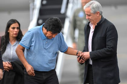 Evo Morales junto al exvicepresidente de Bolivia