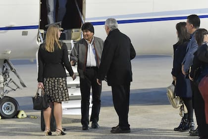 Evo Morales llegó ayer a La Haya para escuchar el fallo de la CIJ