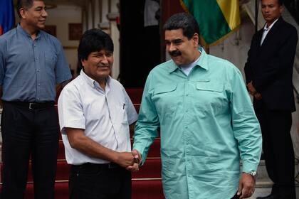 Evo Morales viajó a Caracas luego de la cumbre de las Américas