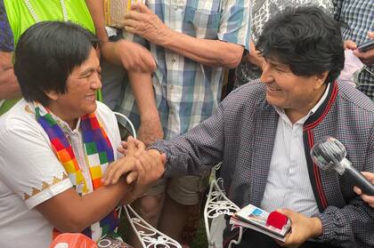 Evo y Milagro Sala