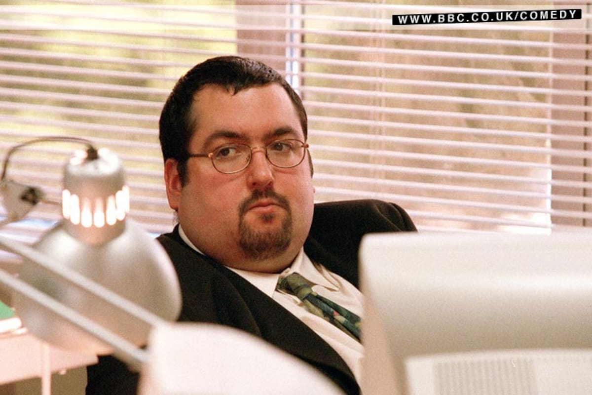 Ewen MacIntosh, en su papel en The Office de "Big Keith"