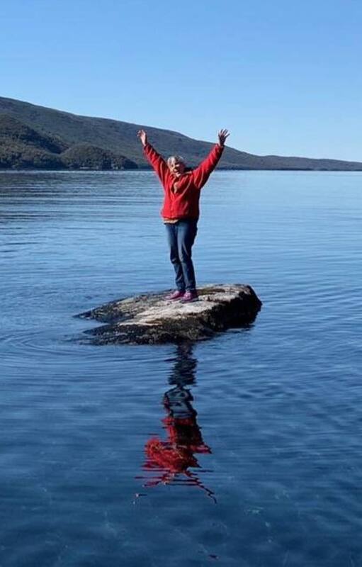 Ex profesora de alemán en la Goethe Schule durante 30 años, sus alumnos la siguen visitando en Lago Vintter.