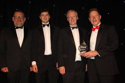 ExaGrid wins “Enterprise Backup Hardware Vendor of the Year” and “Immutable Storage Company of the Year” at the “The Storries XVIII” awards ceremony held in London on October 7, 2021. (Photo: Business Wire)