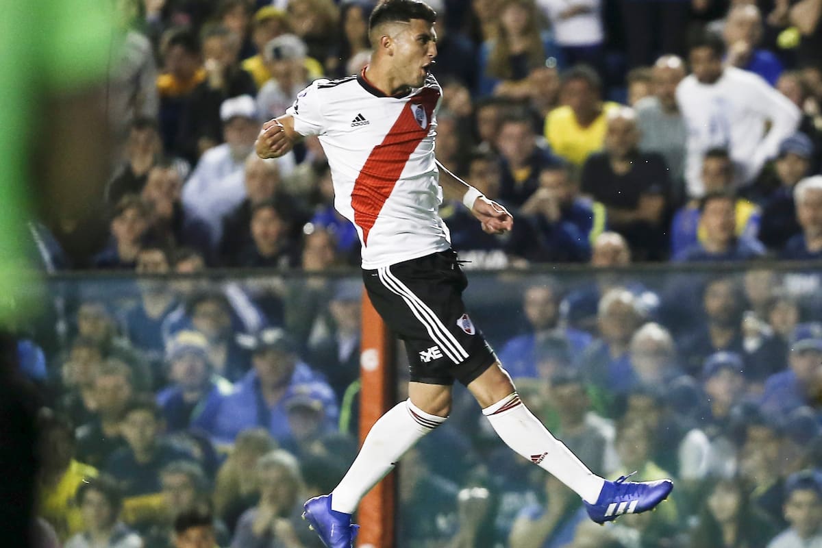 Exequiel Palacios, figura en el superclásico