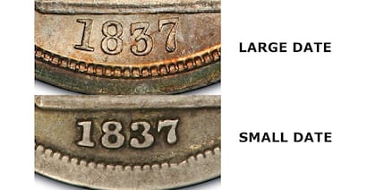 Existen dos versiones de estas monedas, las más buscadas, que son con los números de la fecha más larga, y la otra con los números más cortos, que aunque no sean tan buscadas, también tienen un precio significativo en el mercado