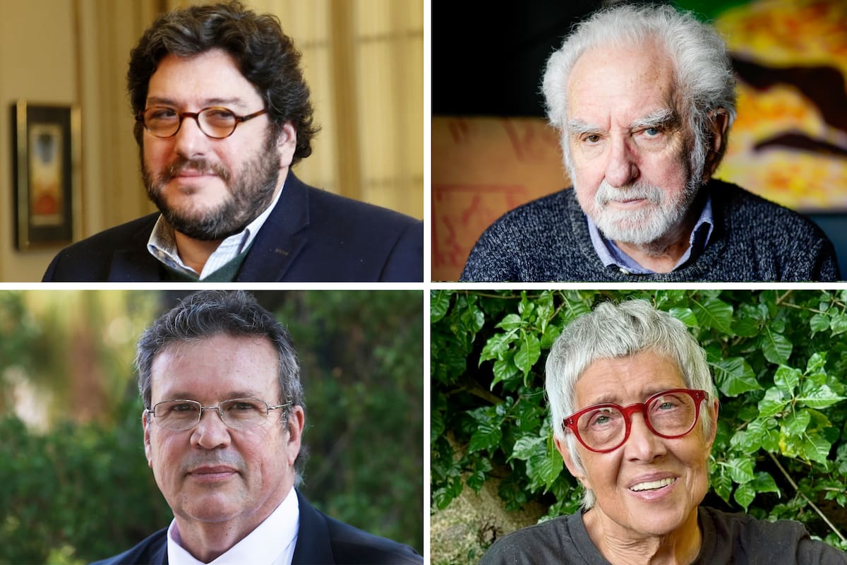 Exministros de Cultura Pablo Avelluto, Pacho O’Donnell, Tristán Bauer y Teresa Parodi