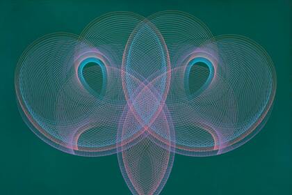 Expansión sobre verde (1971), una de las obras de MacEntyre incluidas en el libro