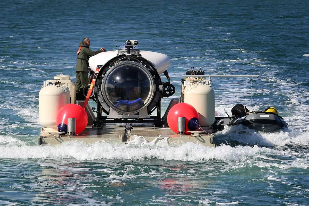 Expedición de estudio de Greater Farallones, de OceanGate Expeditions; en la imagen, el Cyclops1