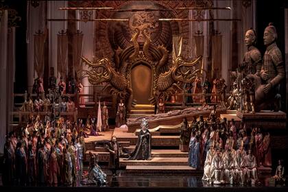 Experiencia Turandot, puesta del Teatro Colón, es una de las propuestas para ver de forma virtual en el día de hoy