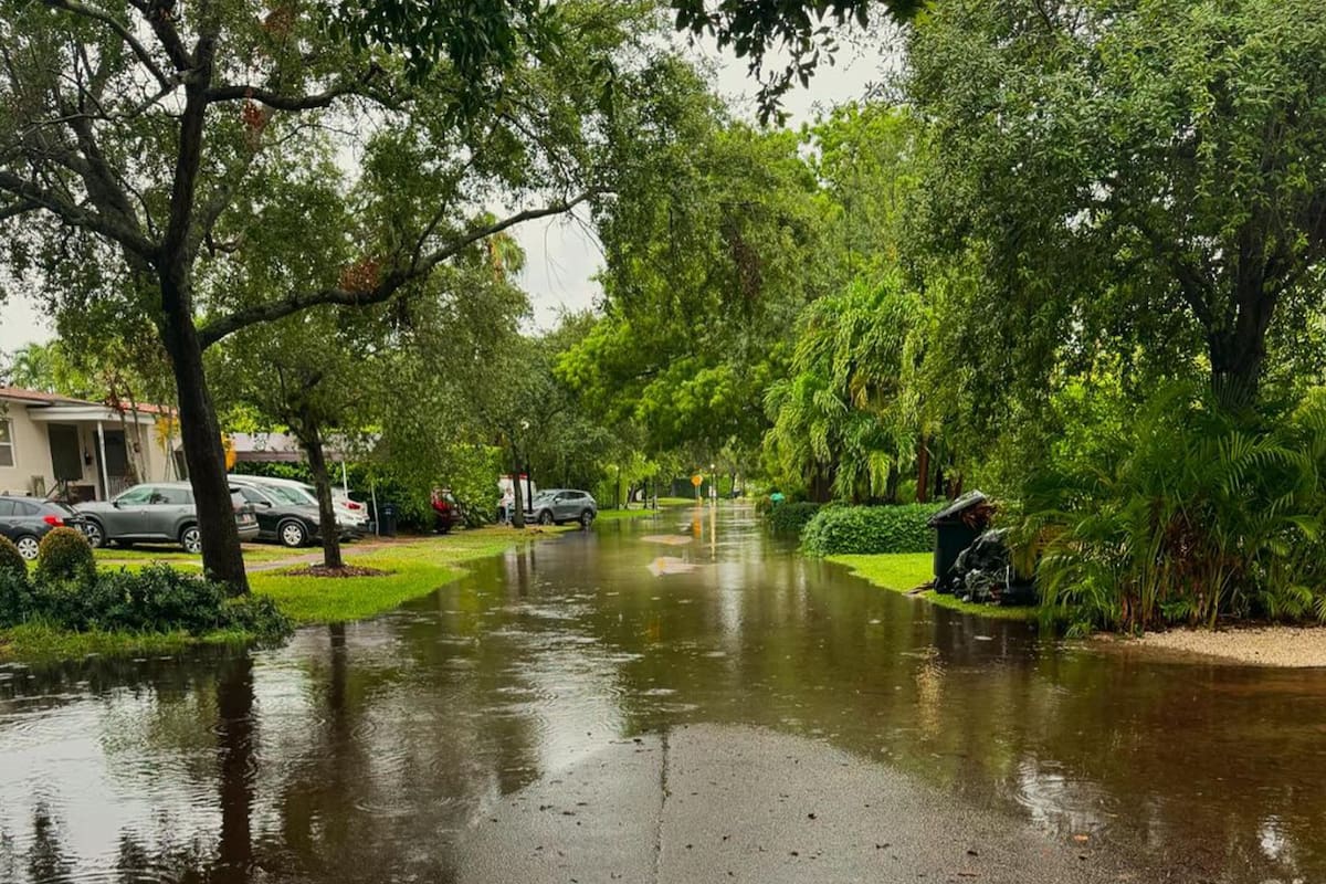 Expertos determinaron una lista con los siete peores estados para comprar casas en Estados Unidos (foto ilustrativa de las inundaciones en Florida)