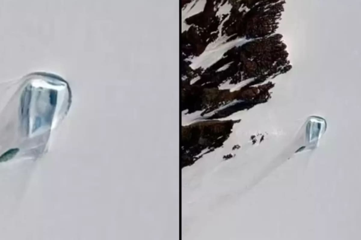 Expertos en glaciología examinaron la imagen (Foto: Captura de video)