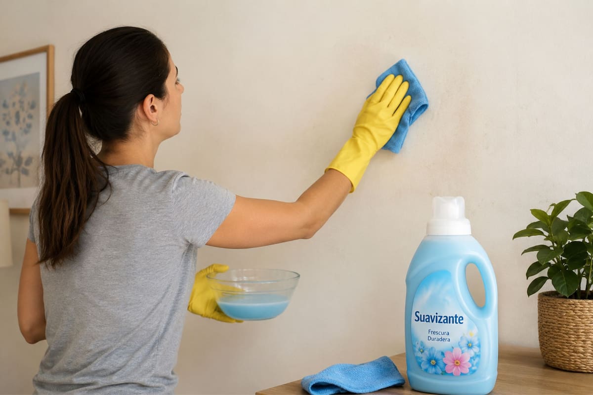 Expertos en limpieza del hogar explican por qué usar suavizante de ropa en las paredes puede ser clave para renovar una habitación