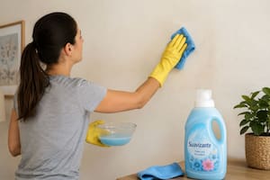 Expertos en limpieza del hogar explican por qué usar suavizante de ropa en las paredes puede ser clave para renovar una habitación