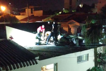 Explosión e incendio en una vivienda en la ciudad de Santa Fe