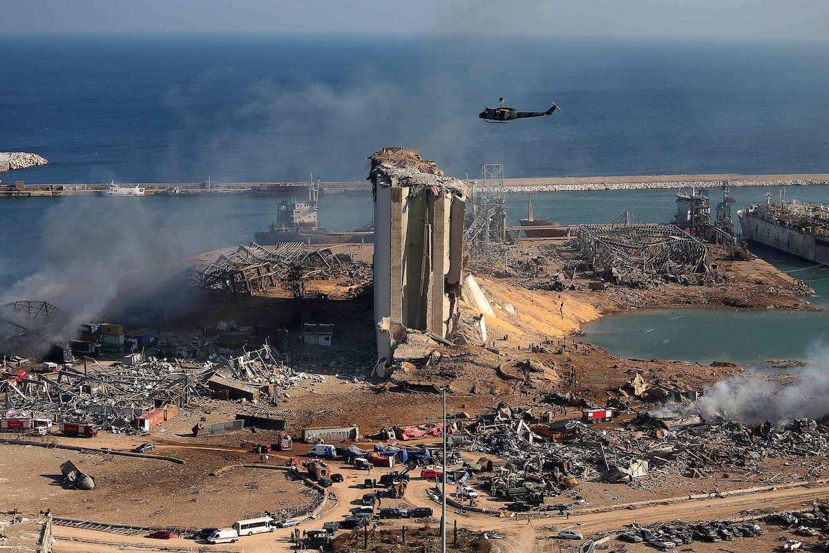 Explosion en Beirut.