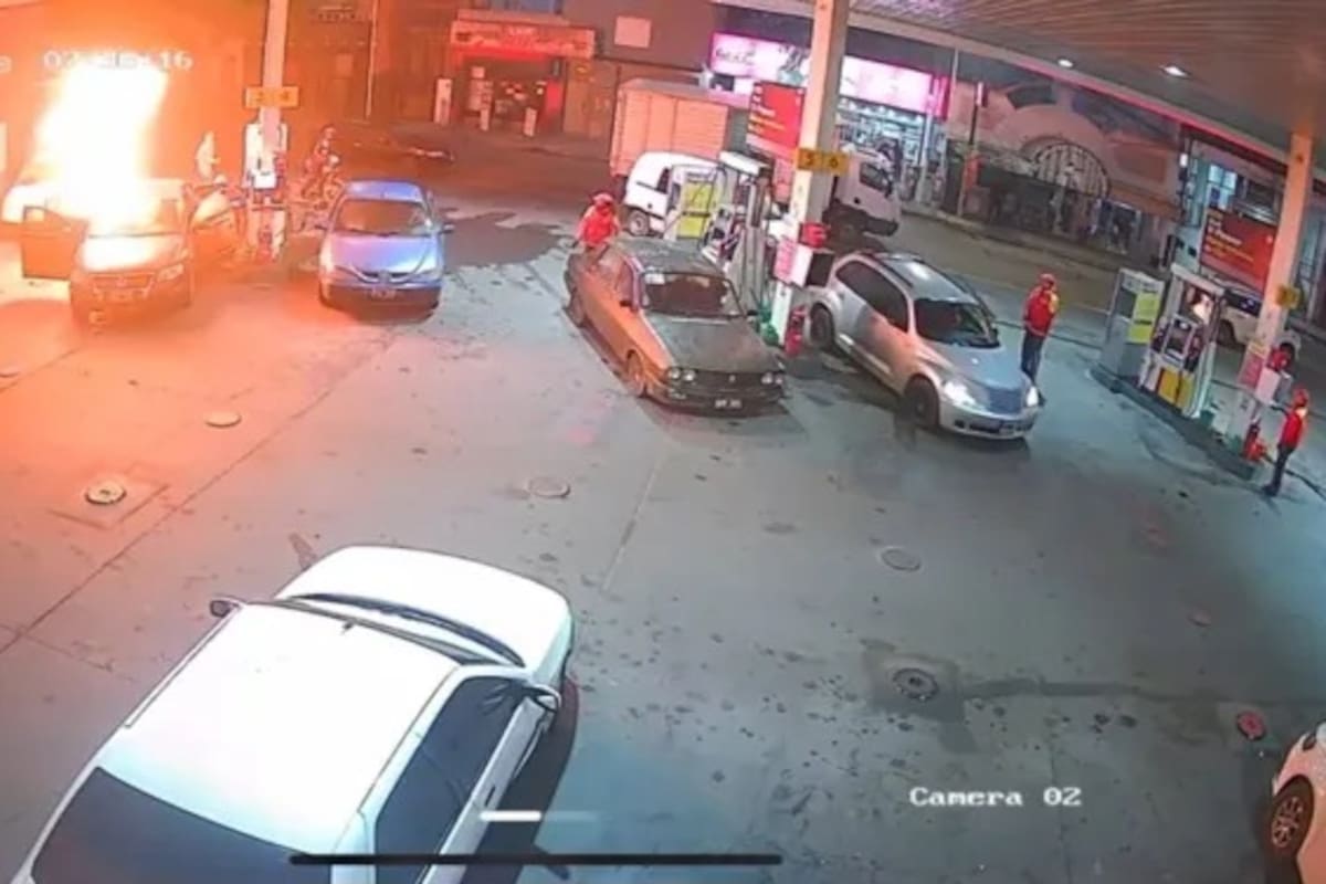 explosión en una estación de servicio en Concepción del Uruguay