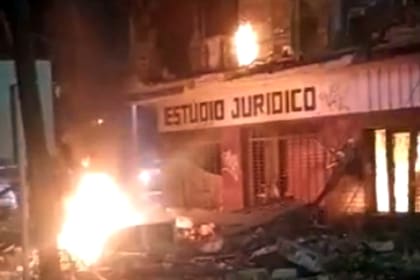 Explosión por un escape de gas en Santos Lugares