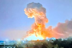 Explosiones en varias ciudades de Ucrania - Captura de Video