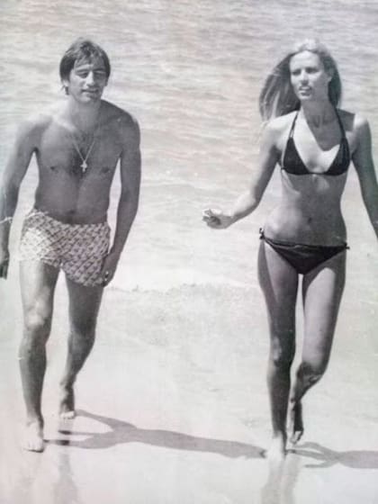 Explosivos, Carmen y su esposo, el futbolista "Chirola" Yazalde