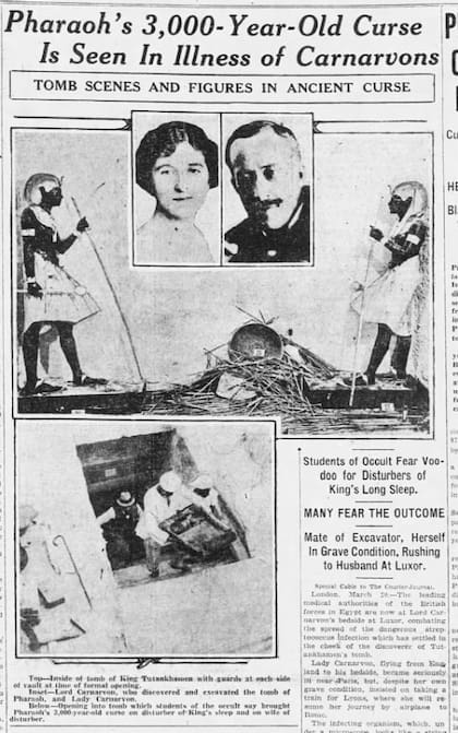 Extracto del diario The Courier Journal de Kentucky, marzo de 1923 (The Courier Journal)