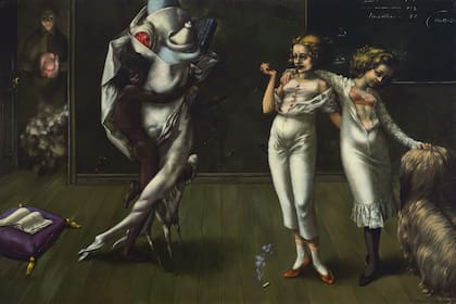 Extraño cónclave imaginado por Dorothea Tanning