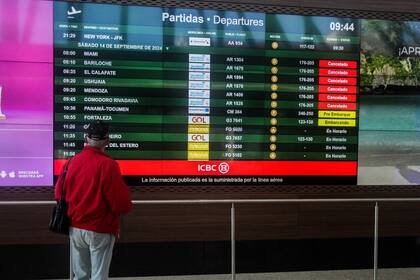 ezeiza , paro de pilotos
