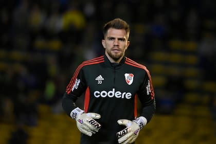 Ezequiel Centurión será el arquero titular de River frente a Colón de Santa Fe; tiene cinco vallas invicta en el arco del equipo millonario