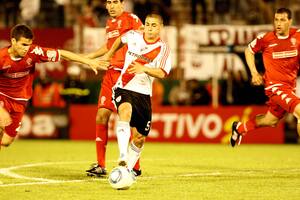 Ezequiel Cirigliano, en el choque contra Huracán