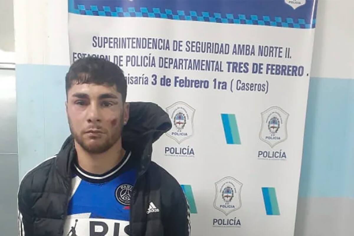 Ezequiel Cirigliano quedó detenido en la comisaría primera de Caseros por intento de robo
