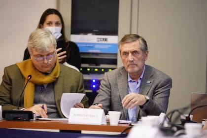 Ezequiel De Freijo (SRA) y Elbio Laucirica, de Coninagro