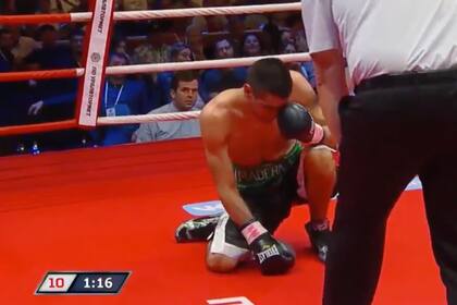 Ezequiel Maderna perdió por knock out en la Plaza Roja