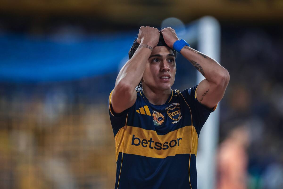 Ezequiel Zeballos anotó el descuento de Boca: entró bien, pero su equipo desperdició muchas chances de gol