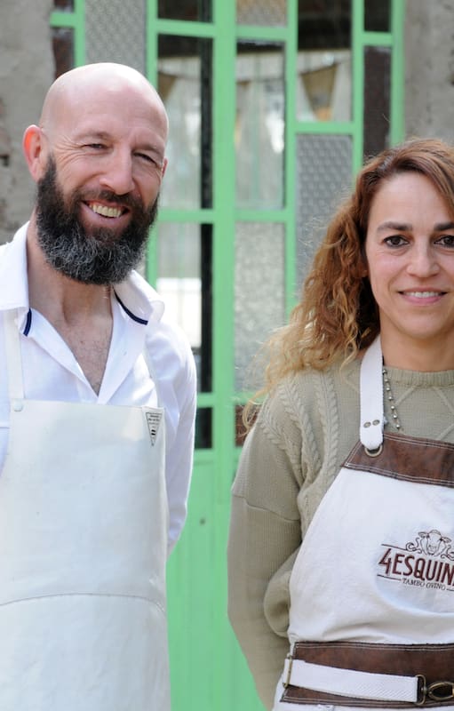 Fabián Bugna y Romina Somi, la pareja tandilense al frente de 4 Esquinas.