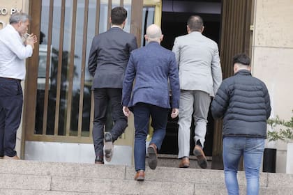 Fabián Conu Rodriguez ingresa a los tribunales de Comodoro Py