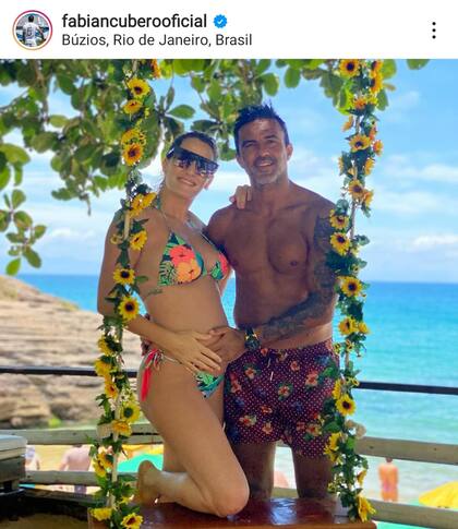 Fabián Cubero disfrutó de unas vacaciones en Brasil junto a sus hijas y Mica Viciconte