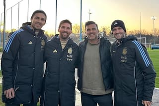 Qué dijo Cubero tras su encuentro con Messi y los jugadores de la selección argentina