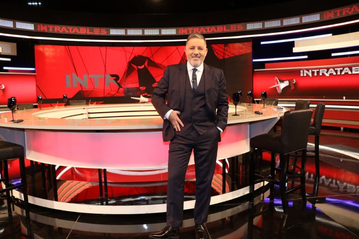 Fabián Doman, en su debut de ayer como conductor en la nueva temporada de Intratables
