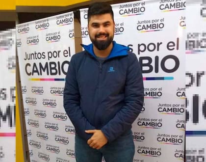 Fabián Fernández cuando formaba parte de Juntos por el Cambio, de la mano de Néstor Grindetti