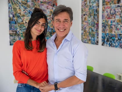 Fabian Gianola y su novia Florencia